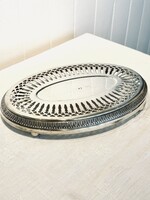 Dessous de plat métal argente