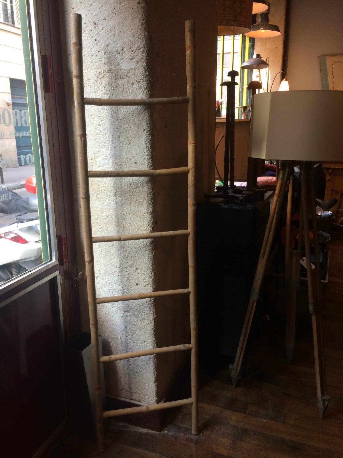 Echelle bambou décorative