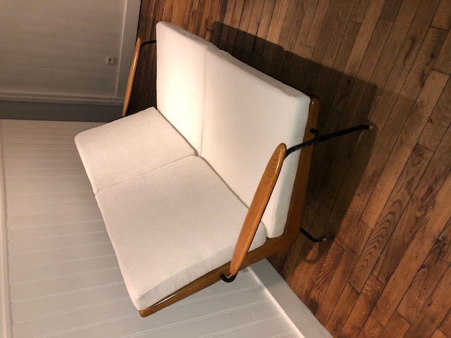 Ensemble canapé Boomerang fauteuil Hans Mitzalff