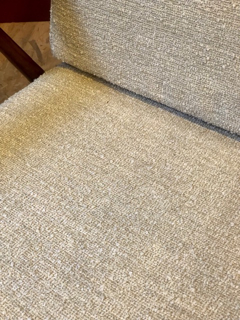 Fauteuil Stella tissus bouclette beige