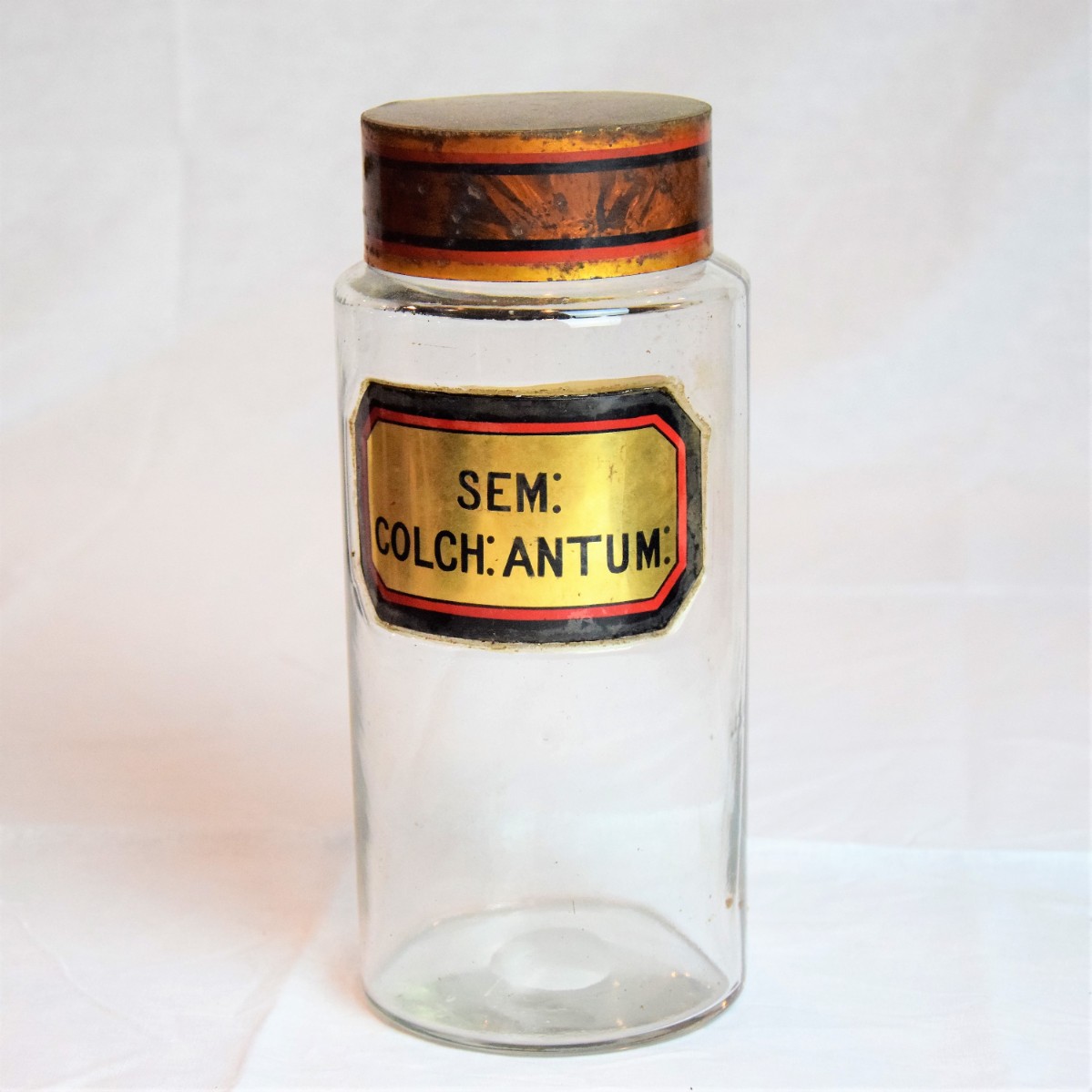 Flacon à pharmacie ou herboriste ancien