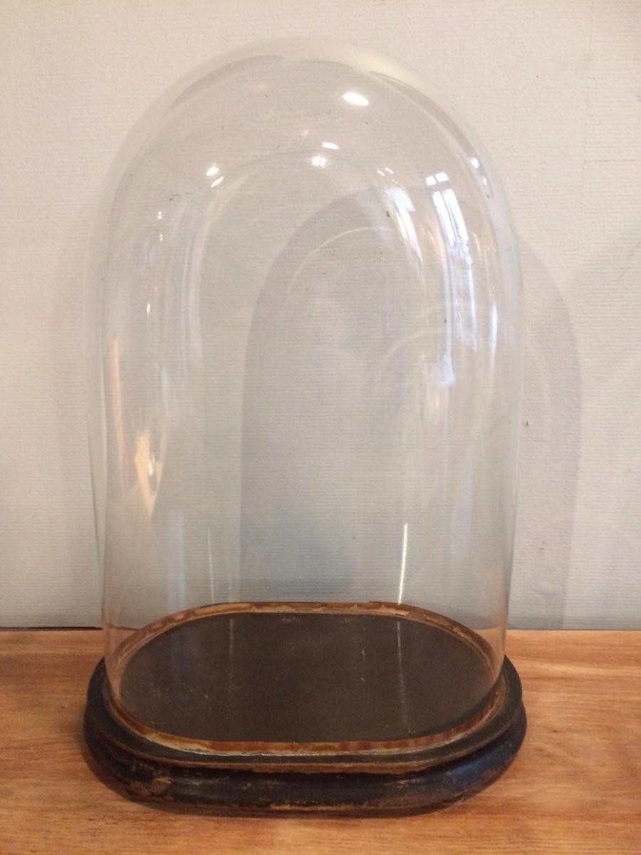 Globe de mariée en verre Napoléon III