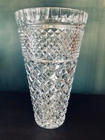 Grand vase en cristal vintage