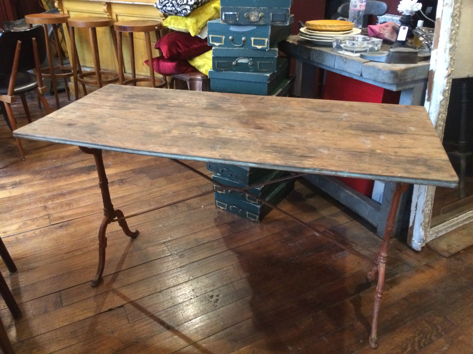 Grande table de bistrot 1930