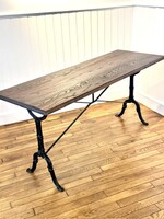 Grande table de bistrot 6 personnes