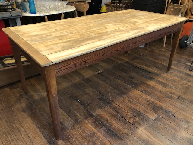 Grande table de ferme ancienne