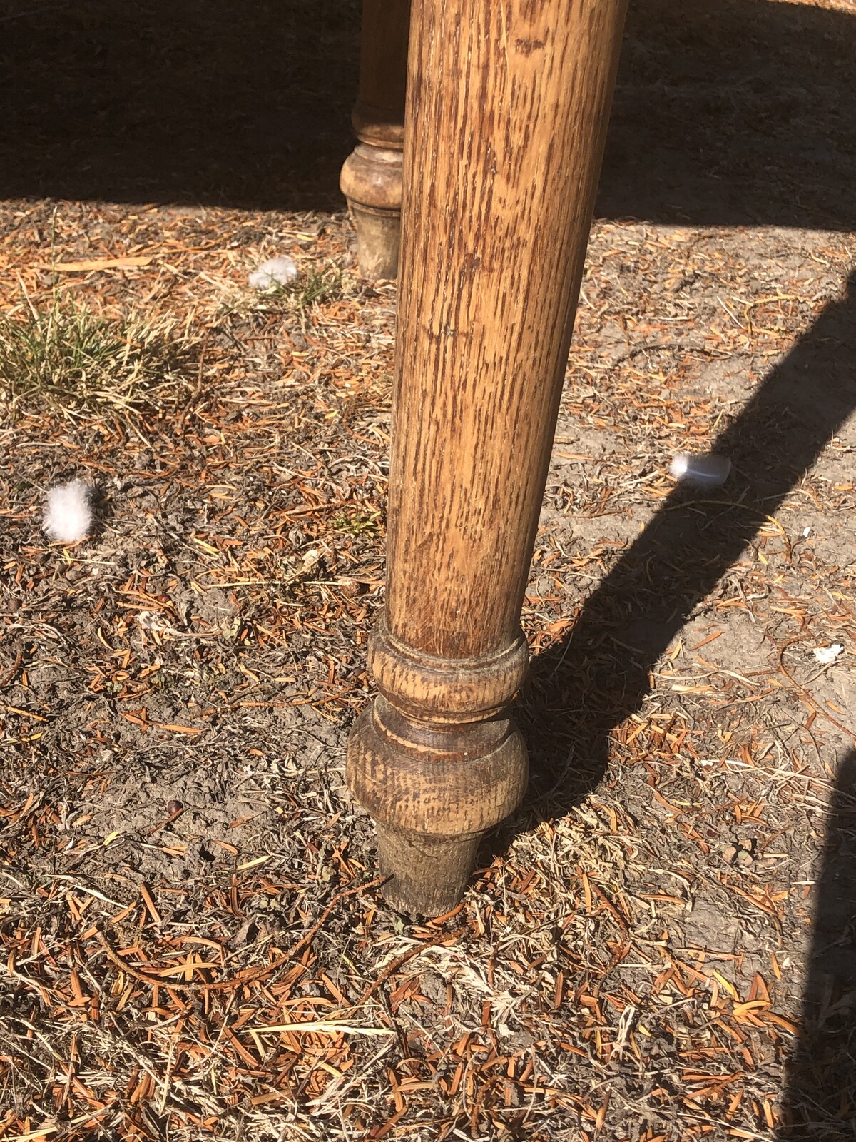 Grande table de ferme en bois naturel