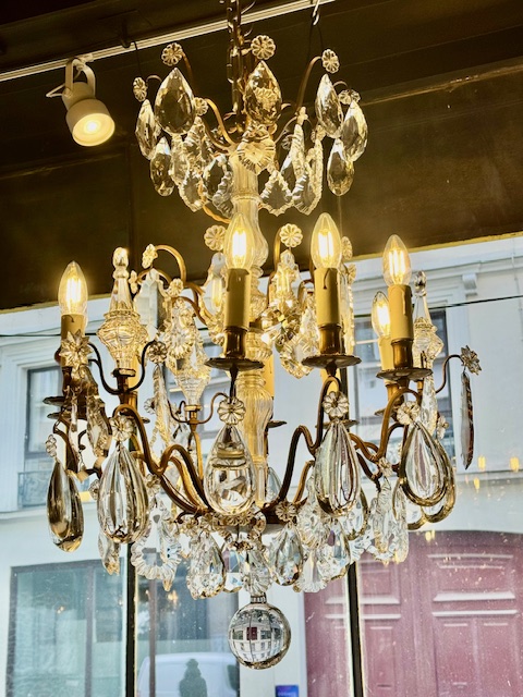 Grands lustre à pampilles 9 lumières