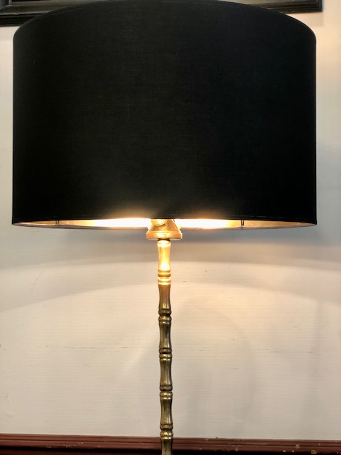 Lampadaire Bagues-design vintage laiton