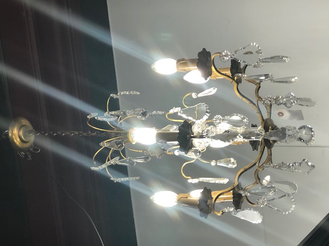 Lustre 6 lumières en bronze