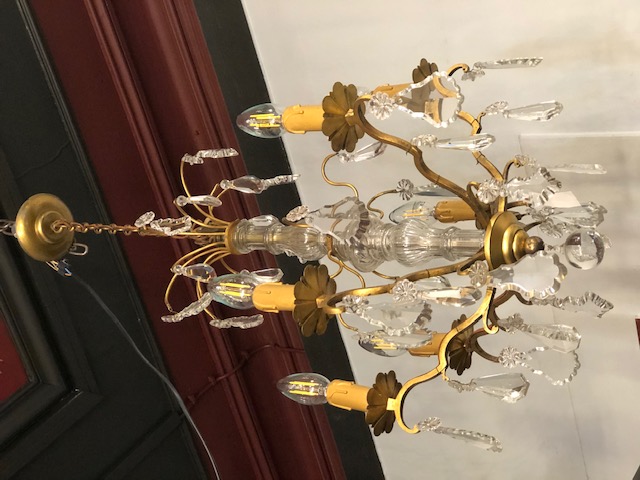 Lustre 6 lumières en bronze