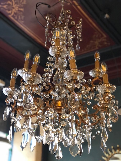 Lustre à pampilles 12 lumières