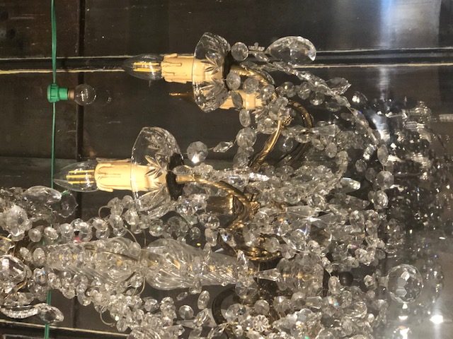 Lustre à pampilles 8 lumières