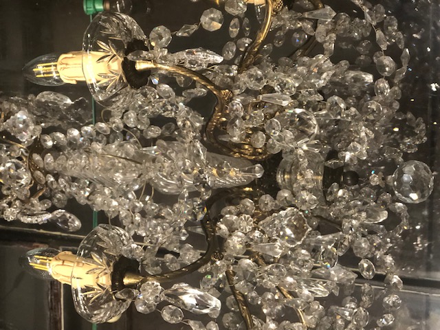 Lustre à pampilles 8 lumières