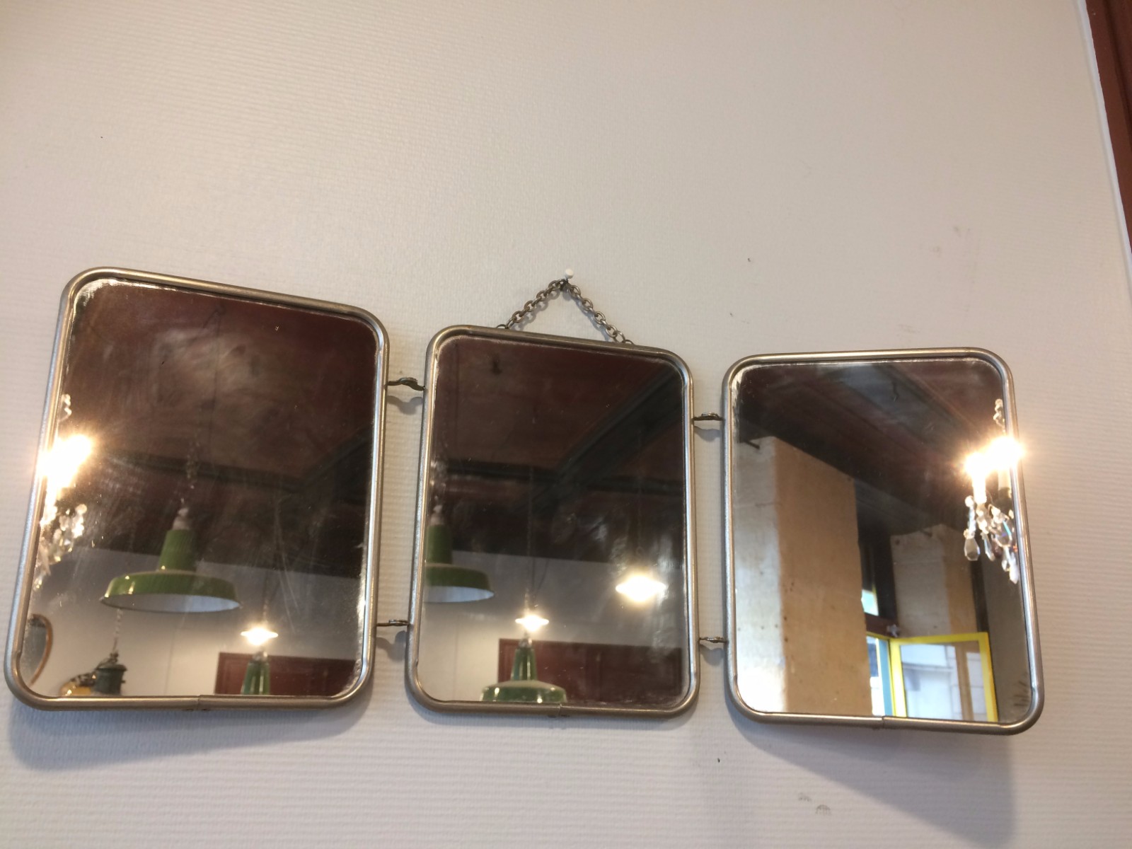 Miroir de barbier vintage