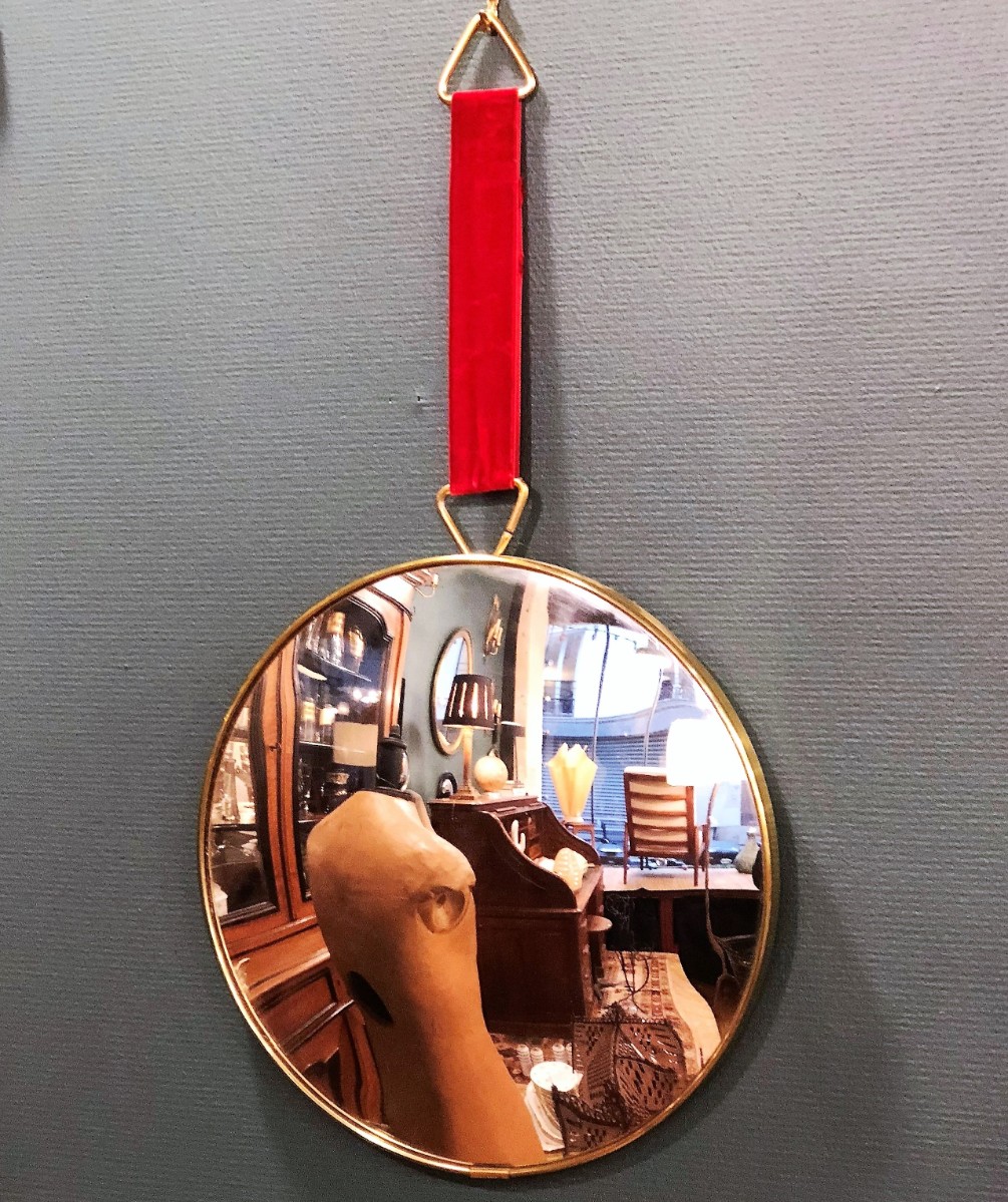 Miroir de sorcière vintage 