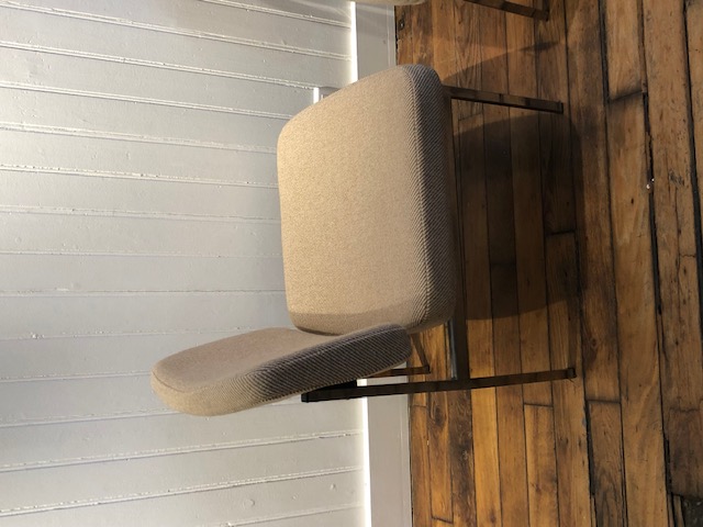 Paire de chauffeuses design 70's 