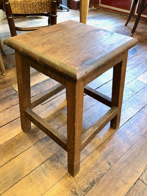 Paire de tabouret en bois