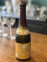 Petite bouteille de champagne factice en bois