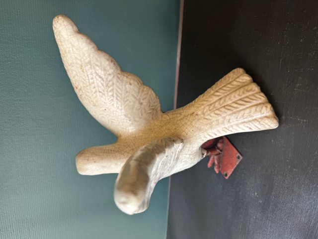 Pigeon ornement de toiture en céramique de Bavent