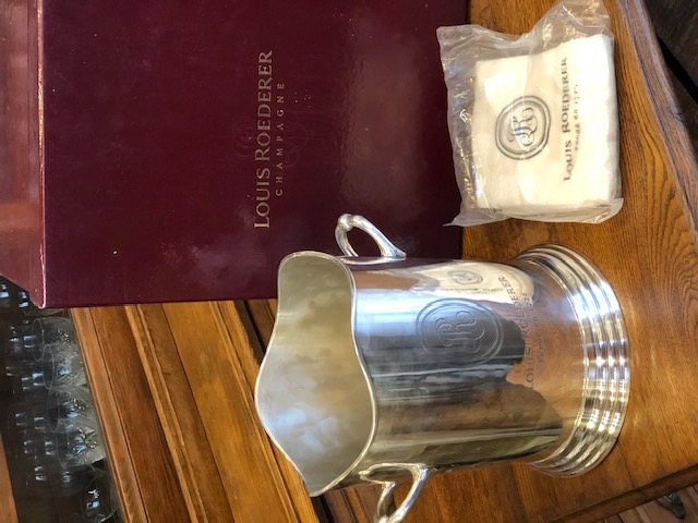 Seau à champagne Roderer par Ercuis