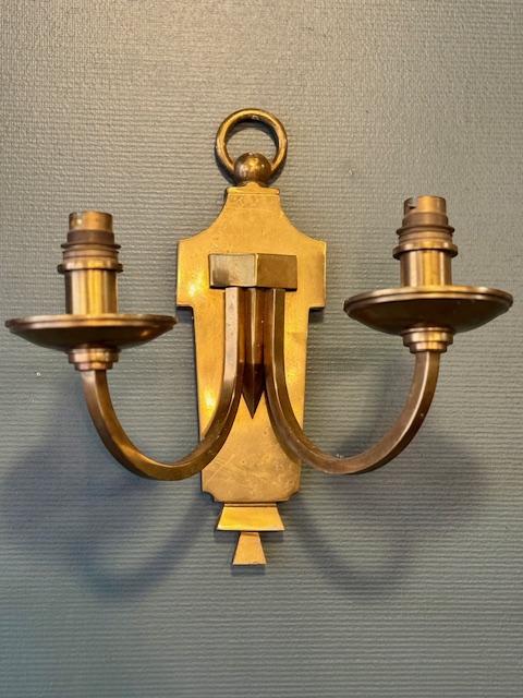 Série de 4 appliques en bronze