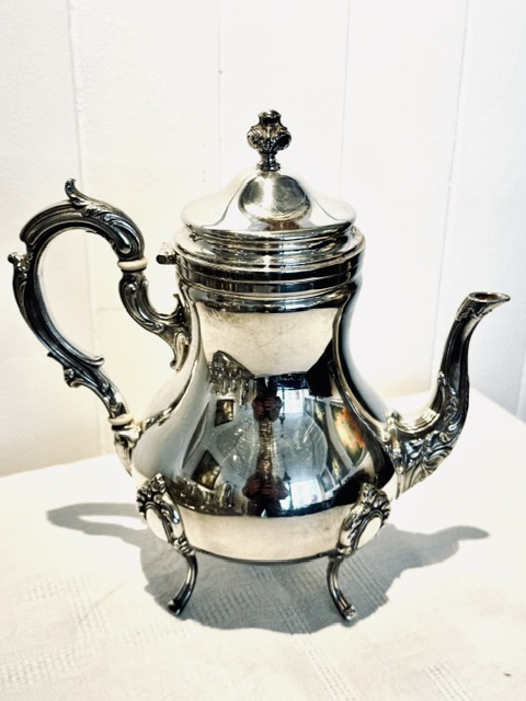 Service à thé et café métal argenté