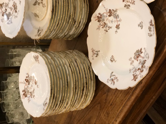 Service de table Haviland en porcelaine de Limoges