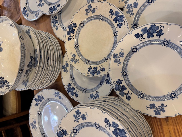 Service de table Lunéville vers 1850