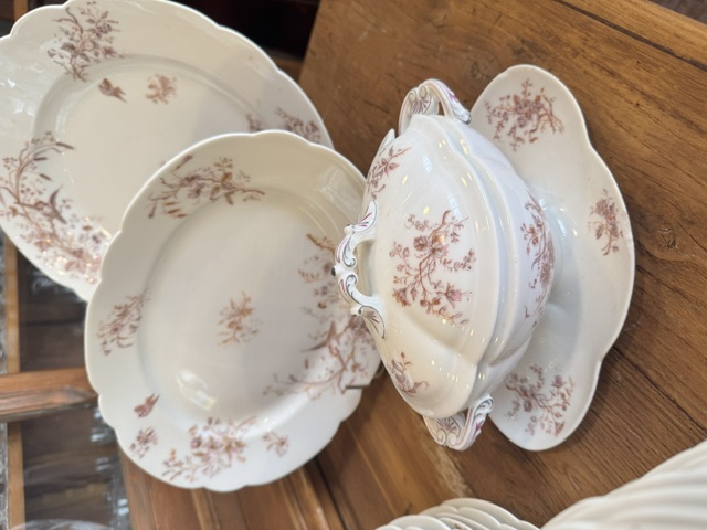 Service de table porcelaine de Vierzon Hache Jullien 1889