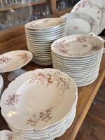Service de table porcelaine de Vierzon Hache Jullien 1889