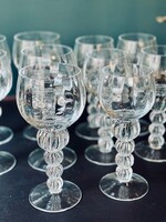 Service de verres à vin cristal de Venise