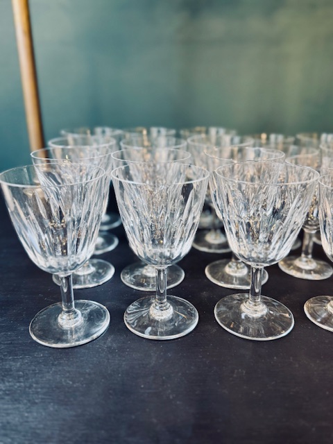 Service de verres cristal Baccarat modèle Casino