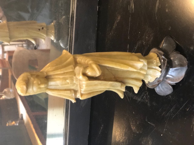 Statuette chinoise ancienne en pierre stéatite
