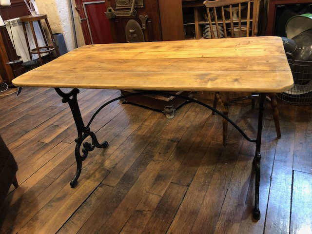 Table de bistrot ancienne 19ème