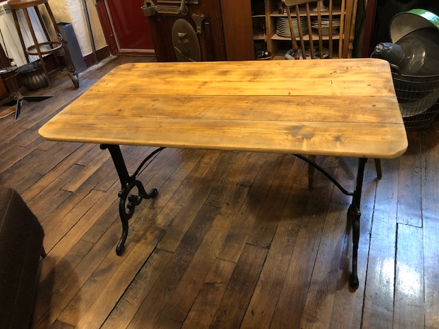 Table de bistrot ancienne 19ème