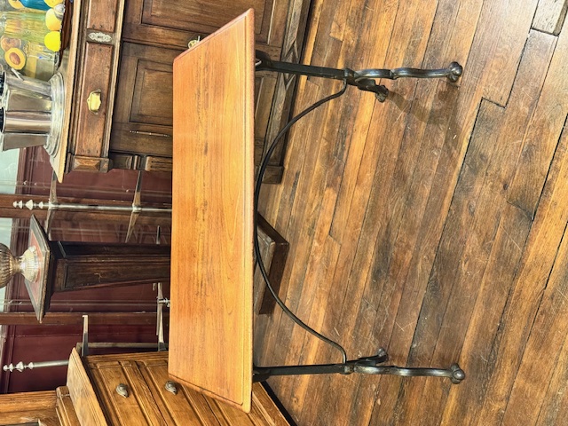 Table de bistrot ancienne Pierre Ouvrier