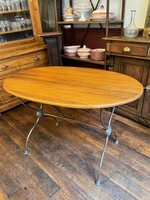 Table de bistrot ovale 19ème