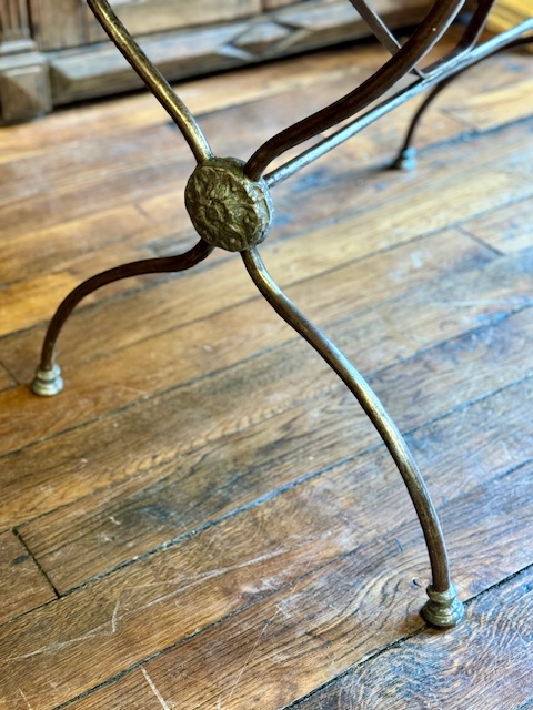 Table de bistrot ovale 19ème