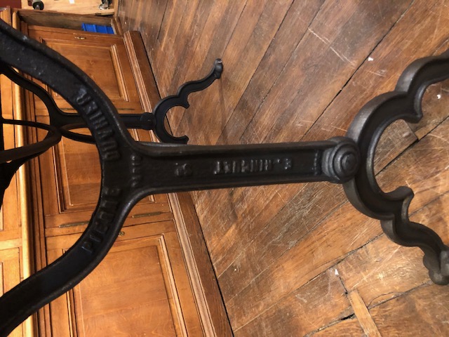 Table de bistrot Pierre Ouvier