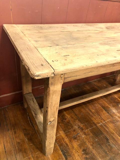 Table de ferme ancienne en chêne