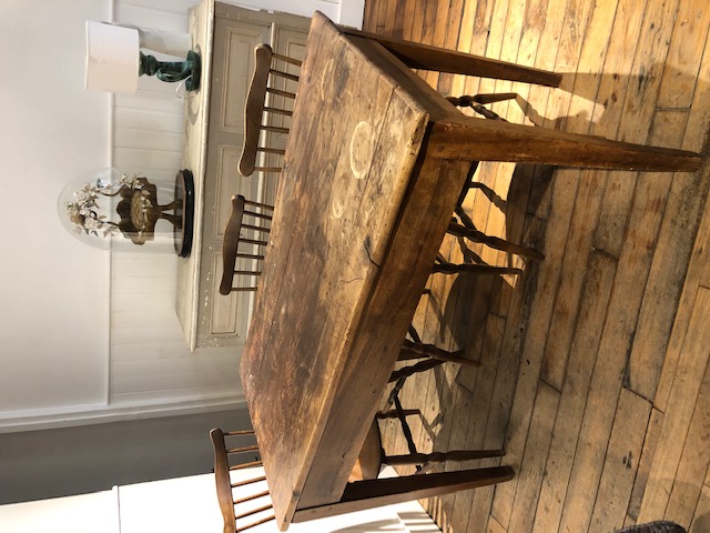 Table de ferme en chêne