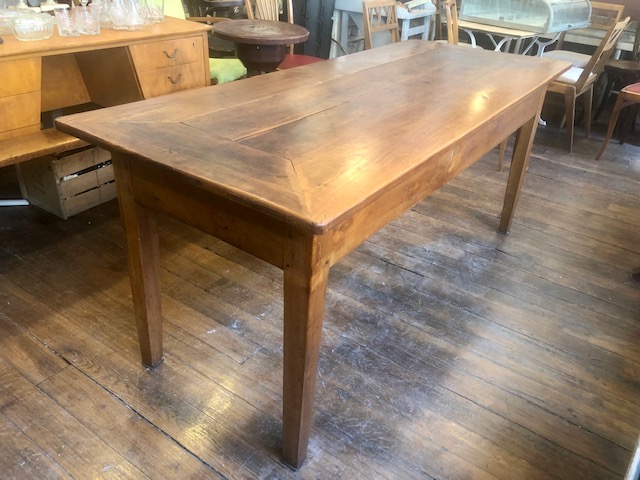 Table de ferme en chêne massif