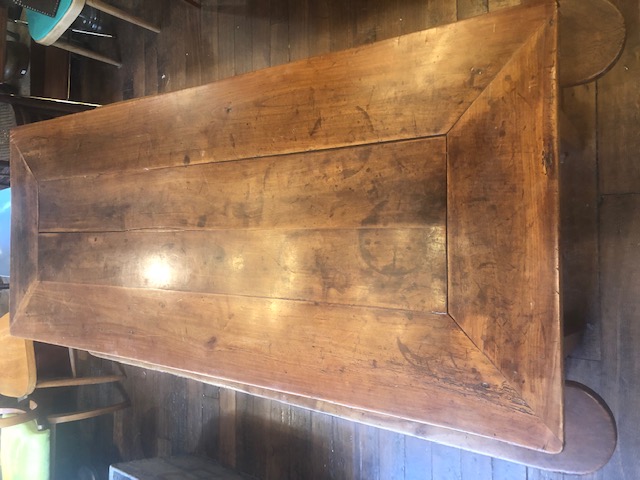 Table de ferme en chêne massif