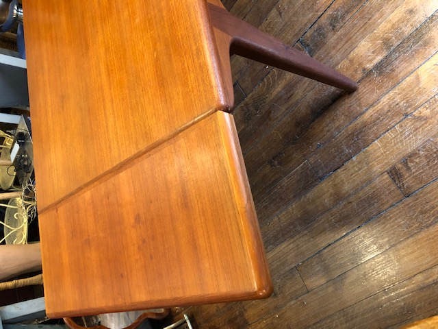 Table scandinave en teck avec rallonges