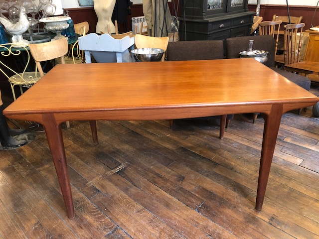 Table scandinave en teck avec rallonges