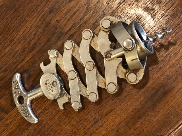 Tire bouchon ZIg Zag vintage