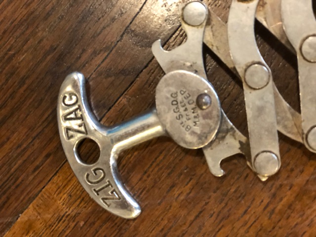 Tire bouchon ZIg Zag vintage