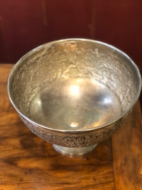 Vasque à champagne métal argenté