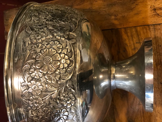 Vasque à champagne métal argenté